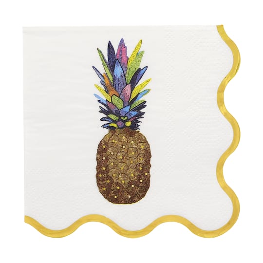 Jonathan Adler x Michaels Pineapple Cocktail Napkins, 20ct.